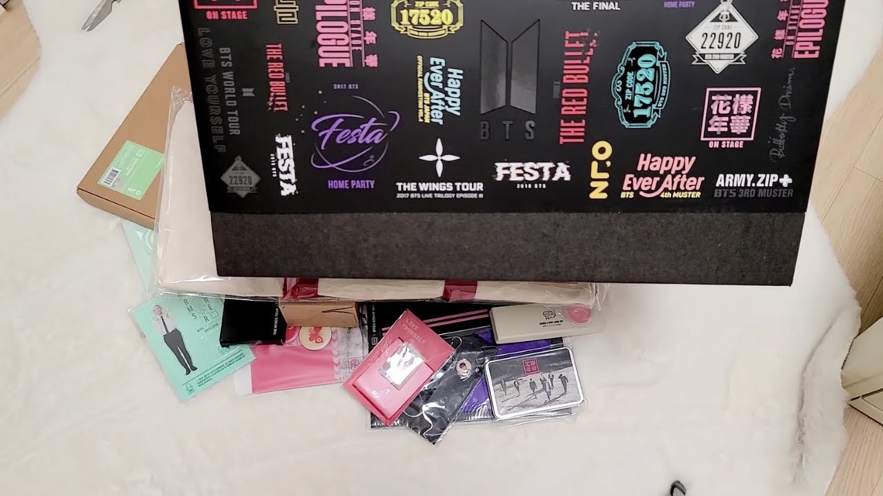 UNBOXING BTS LUCKY BOX + MASSIVE GA
