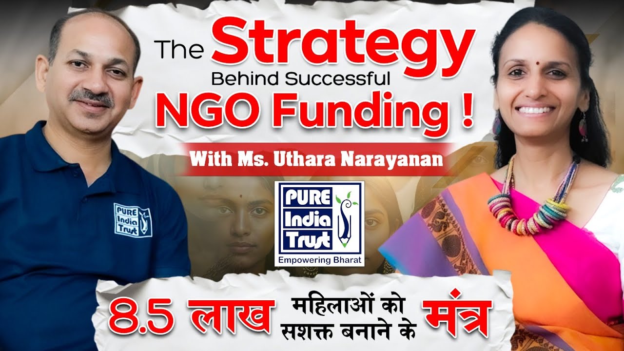 Funding Strategy for NGO, Podcast with Uthara Narayanan, Buzz Women Success Story, NGO  Success Tips
