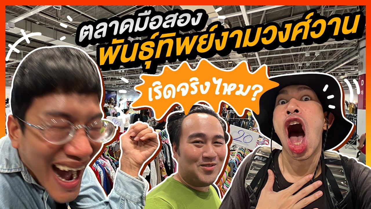 มาตาม TikTok ช้อปตลาดมือสองติดแอร์ พันธุ์ทิพย์ งามวงศ์วาน 🤩🛍️🪅