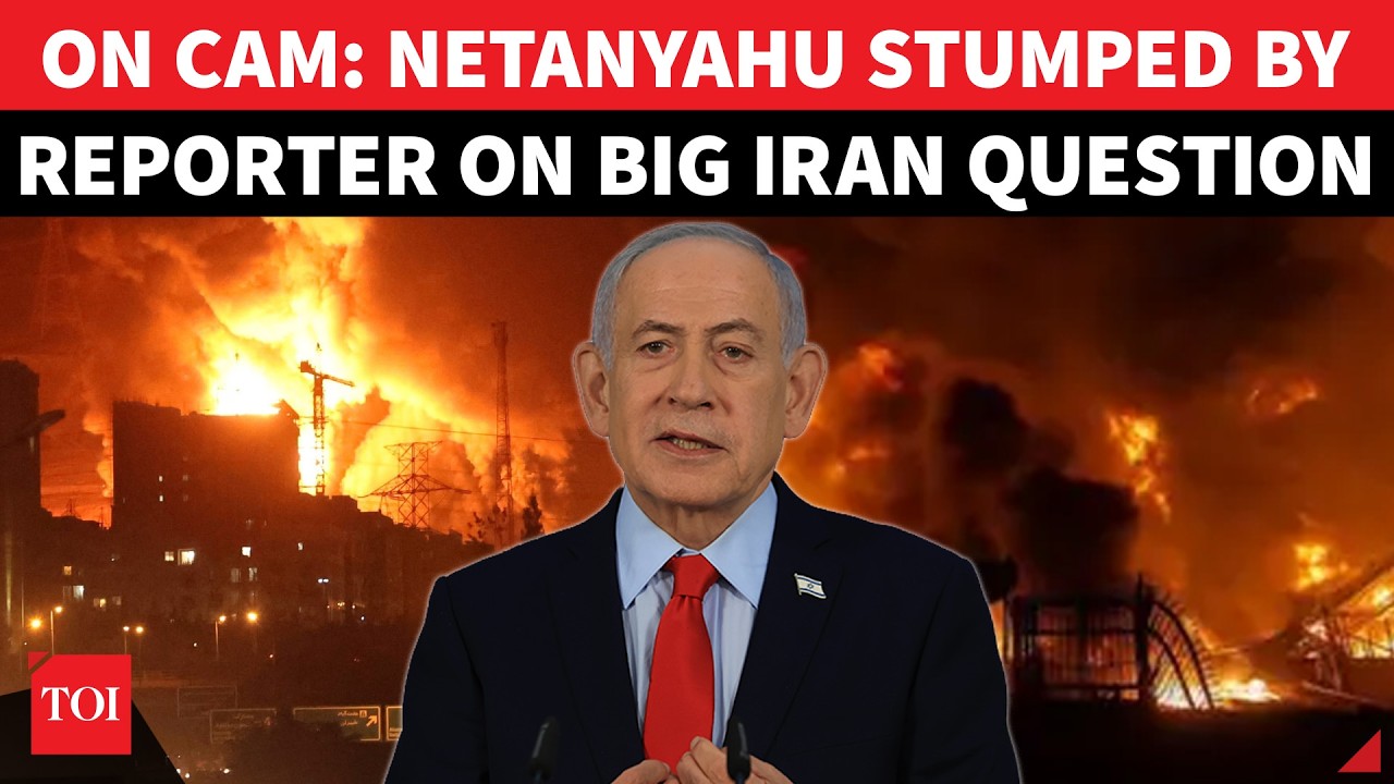 ‘Ummm, Well, I Don’t…’: Netanyahu FUMBLES After Reporter Asks About Plans To End Iran War | Watch