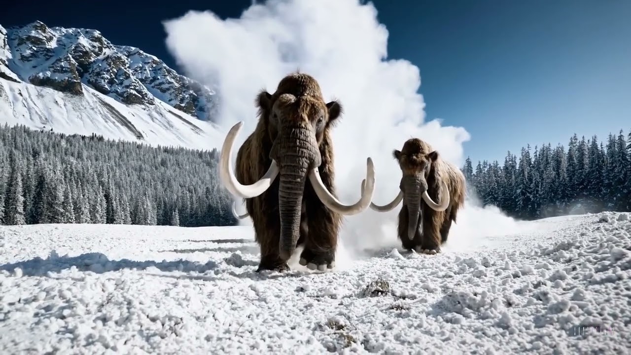 🤖мохнатый мамонт🐘wooly mammoth🐂