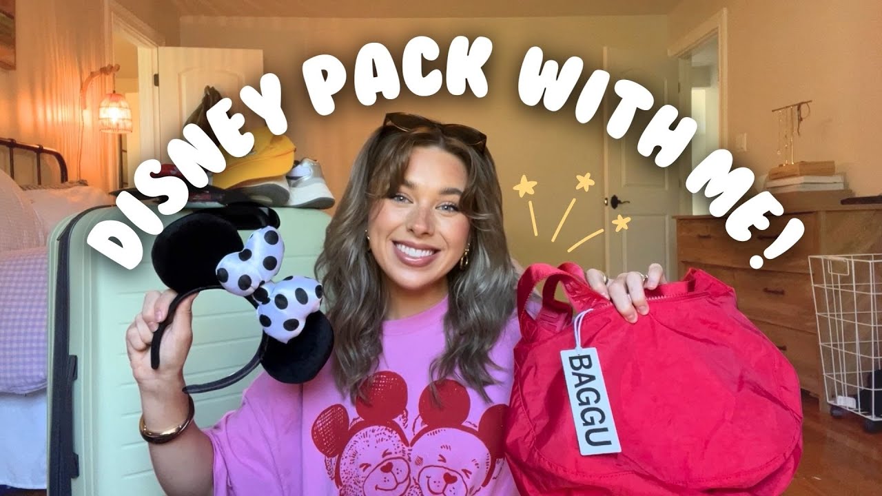 PACK WITH ME FOR DISNEY WORLD!✨ Disney packing list, what to wear to Disney, Disney pack & prep