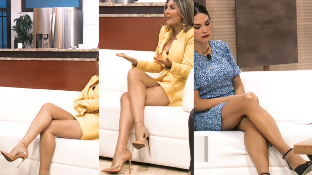 Maria - Sexy Legs in Yellow Skirt 🥰🥰🥰