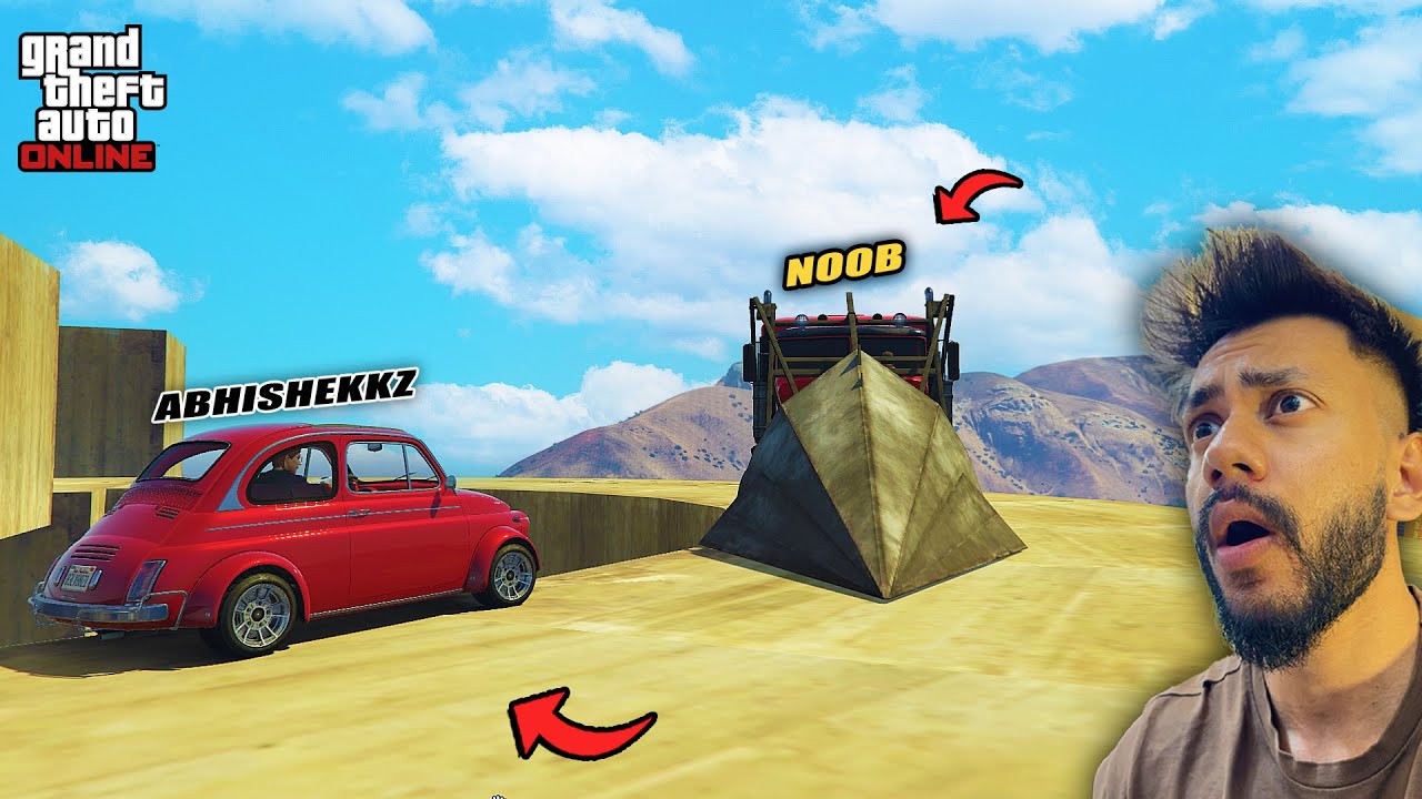 Car VS NOSE😱 [FACE TO FACE]🚗 | GTA 5 PARKOUR RACE
