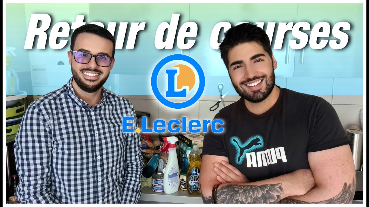 Retour de courses LECLERC #29 | Menus de la semaine.