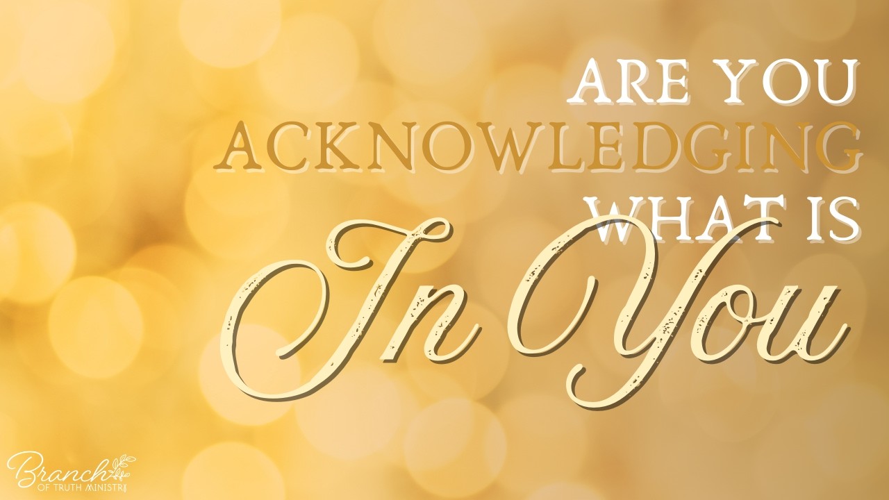 Are You Acknowledging What Is In You? - Pastor Jacob
