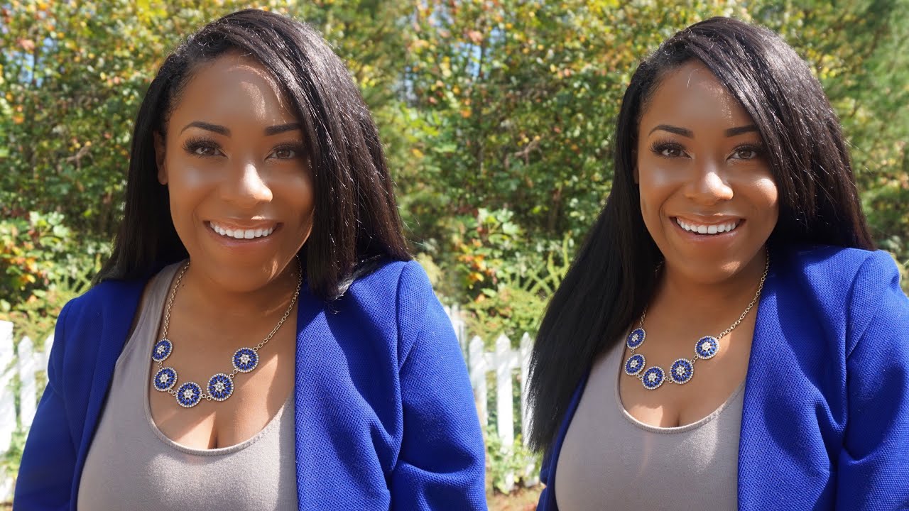 OUTRE X-PRESSION DOMINICAN BLOW OUT STRAIGHT CROCHET HAIR REVIEW| LIA LAVON