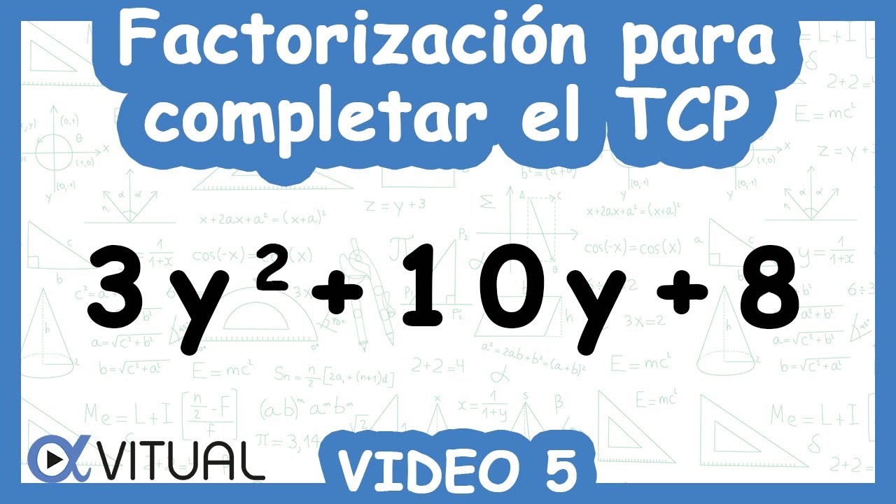 Factorización para Completar el Trinomio Cuadrado Perfecto | Video 5 de 6