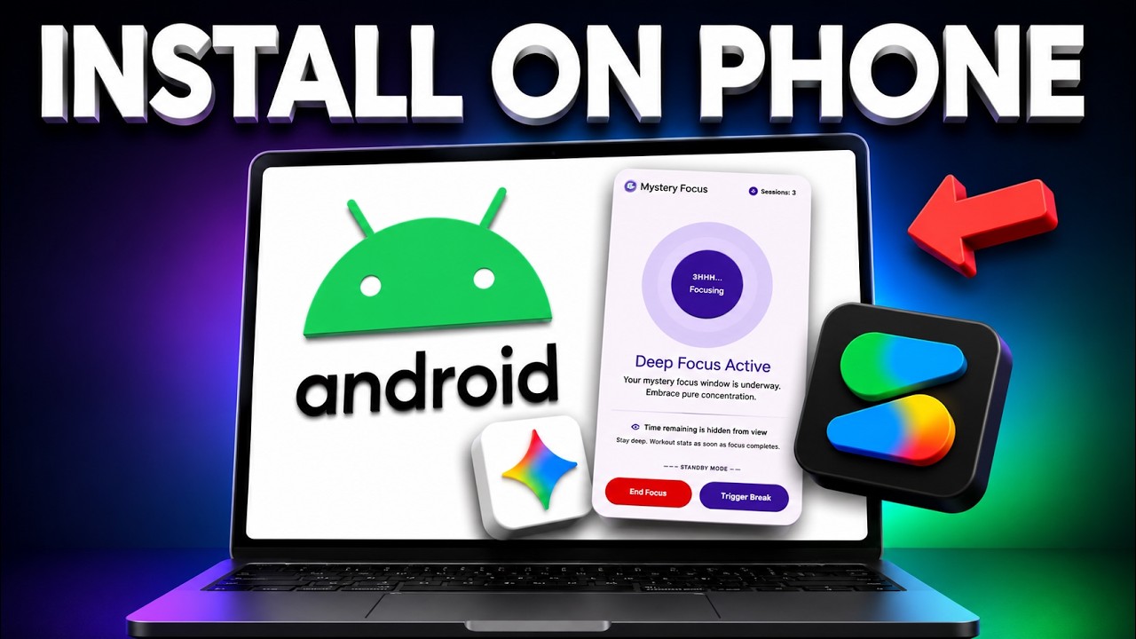 How to Build Your First NATIVE Android App in Google AI Studio Without Any Setup