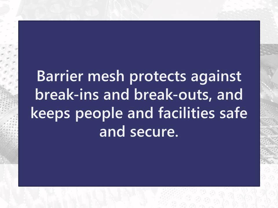 Safeguarding With Barrier Mesh Expanded Metal