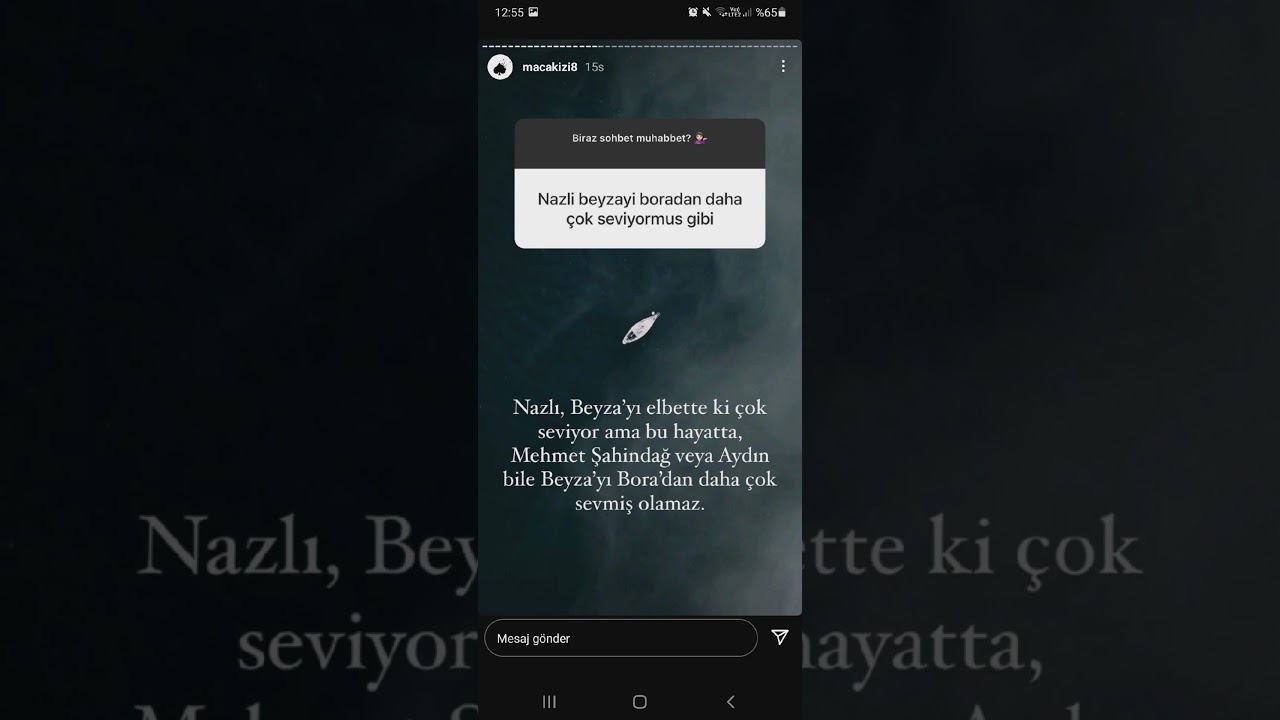 Dilara Pamuk Maça Kızı 8 hakkındaki soruları instagram hesabından  yanıtlıyor✍