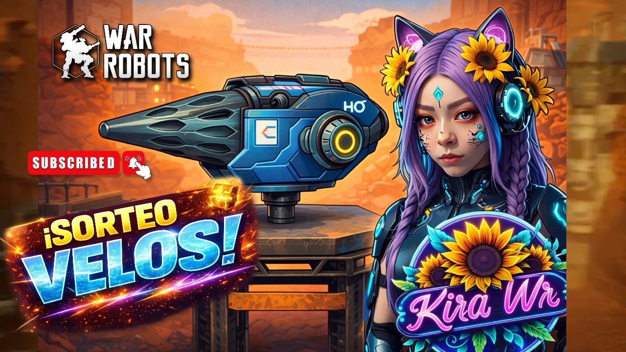 War Robots 💣 ¡VELOS GRATIS! 😱 Sorteo x7 para la comunidad