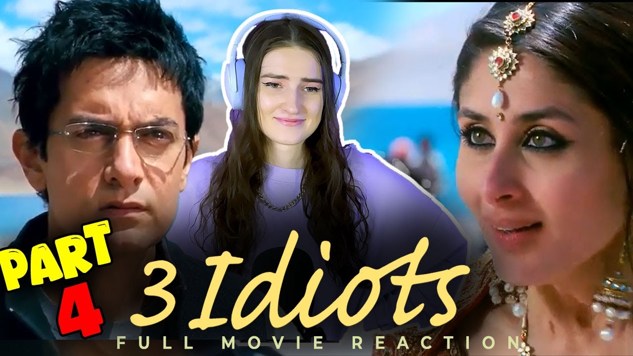 3 IDIOTS Movie Reaction! Part 4/4| Aamir Khan | Kareena Kapoor | R. Madhavan @heyjane14