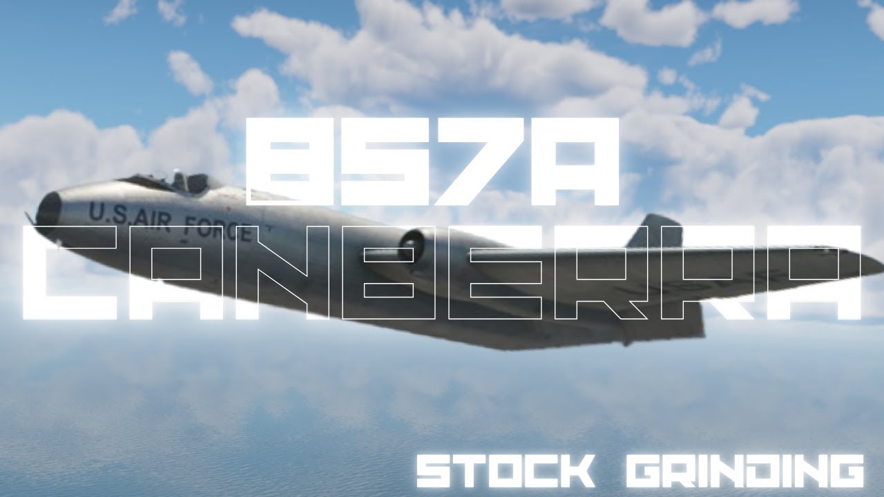 【War Thunder】💥B57A bomber💥stock grinding  EXPERIENCE!!!