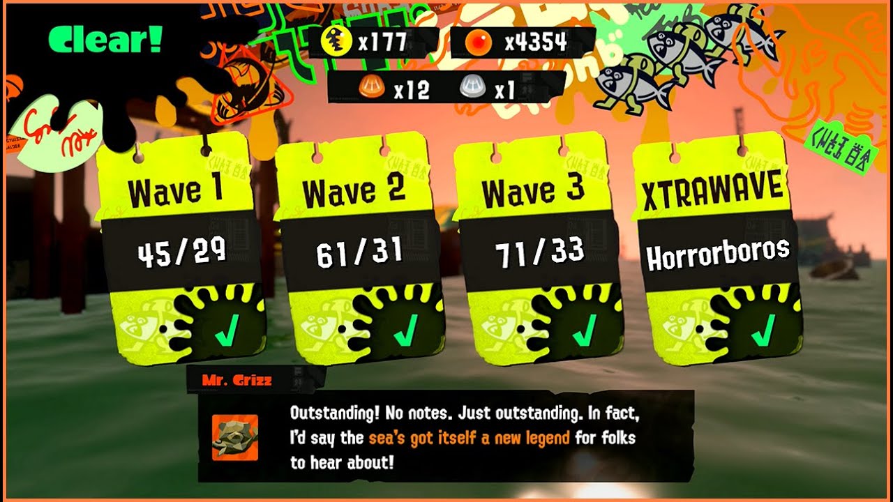 Splatoon 3 Salmon Run - Getting 177 Golden Eggs on Marooner's Bay + Hazard Level Max!