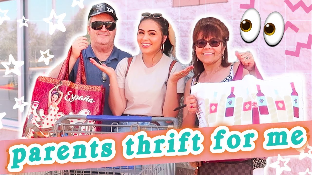 MY PARENTS THRIFT MY OUTFITS... // $20 THRIFTING CHALLENGE ♡