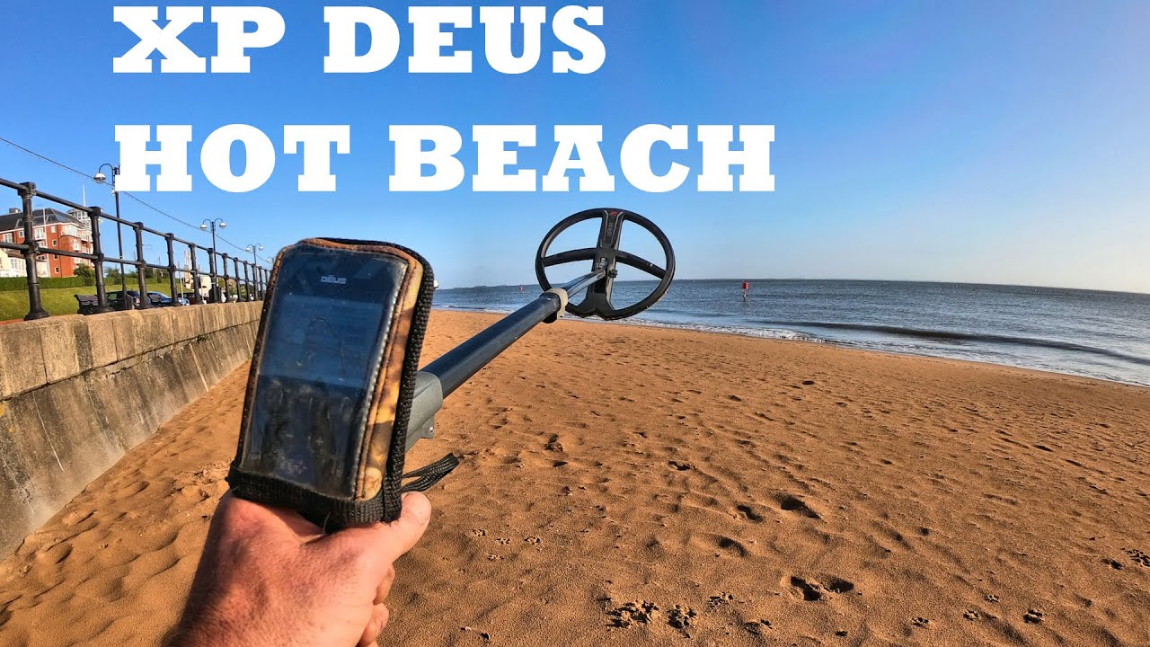 XP Deus Beach Metal Detecting