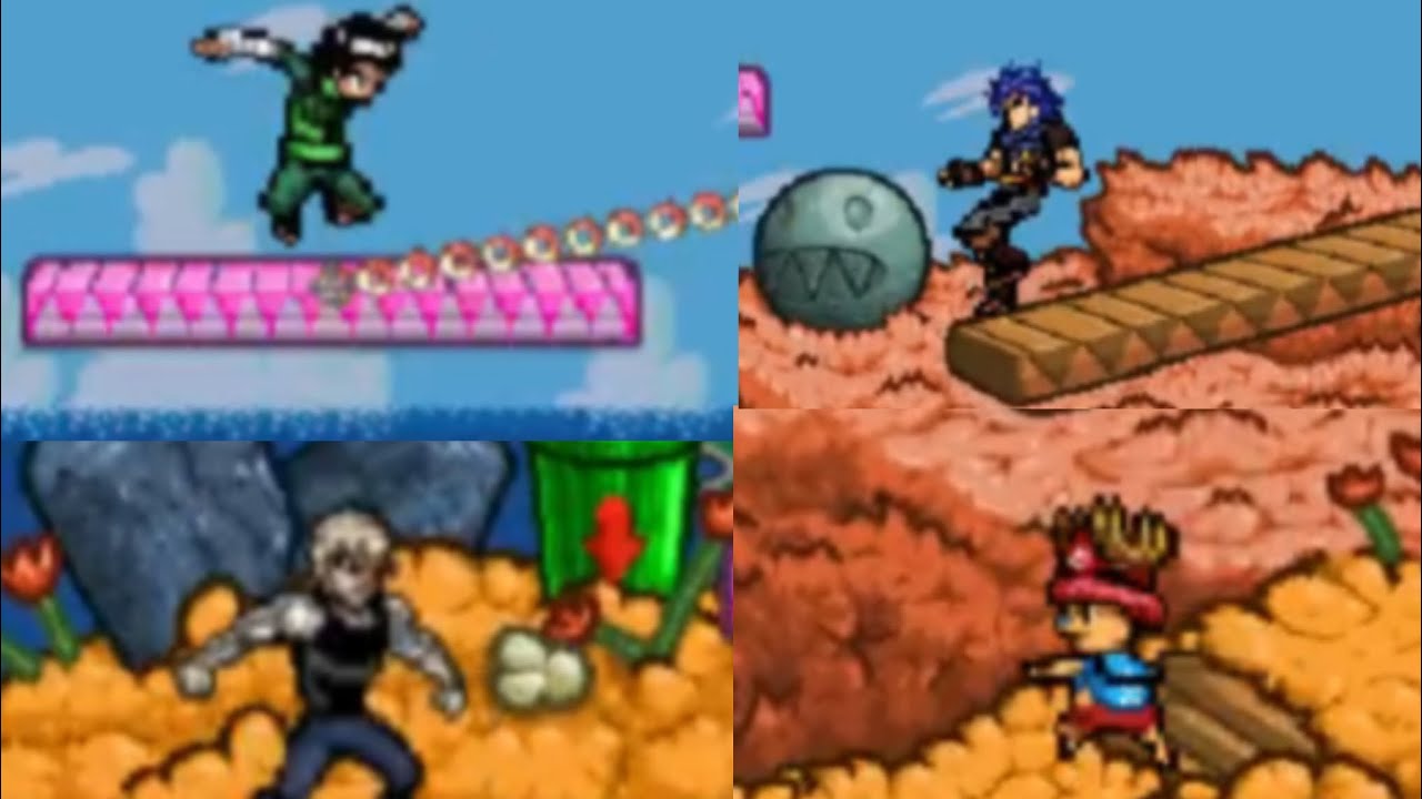 Rock Lee vs Chopper vs Jonathan Joestar vs Genos | SSF2 FMC 