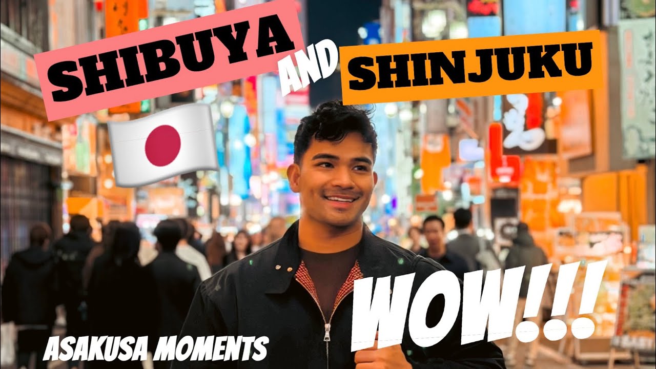 TOKYO MOMENTS Asakusa, Shibuya and Shinjuku! 