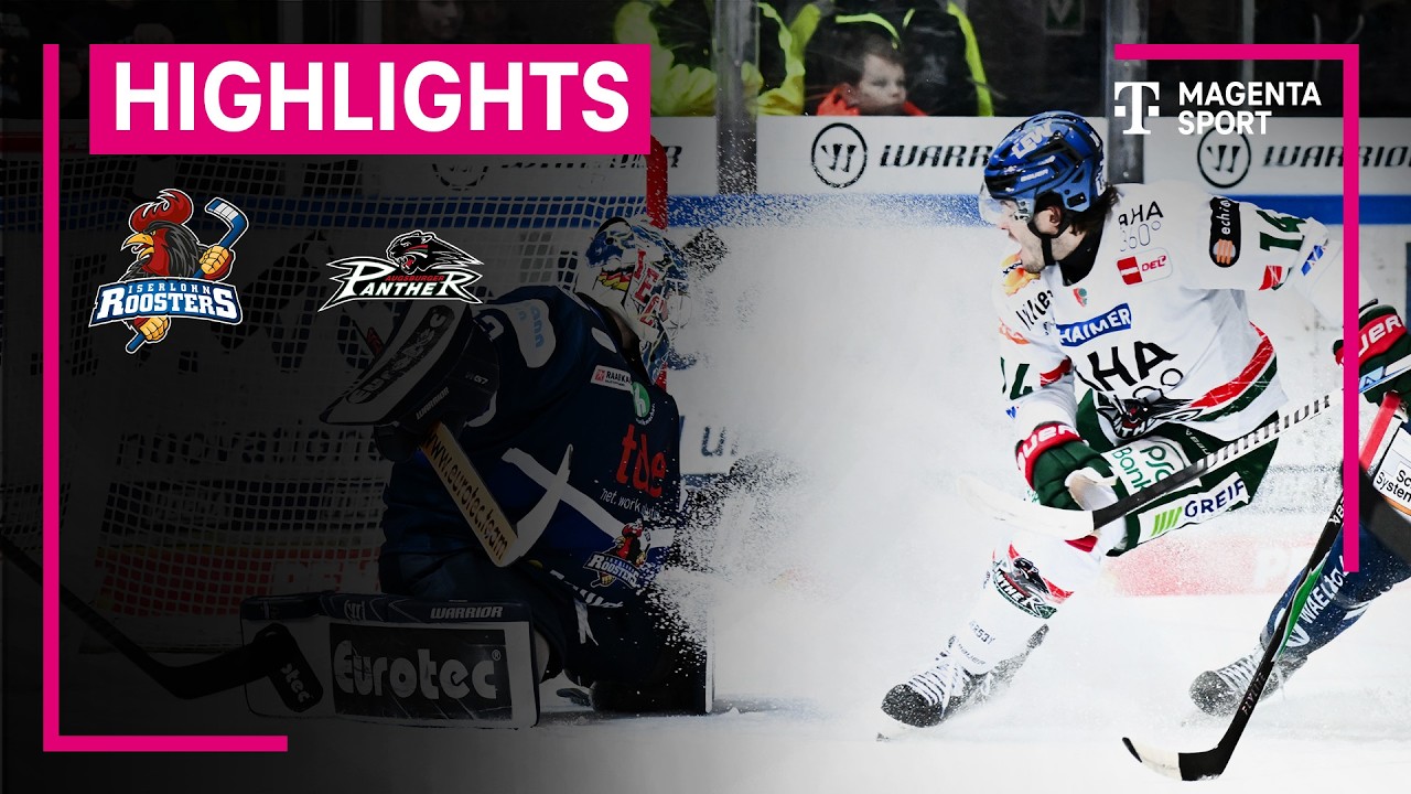 Iserlohn Roosters - Augsburger Panther | PENNY DEL | MAGENTA SPORT