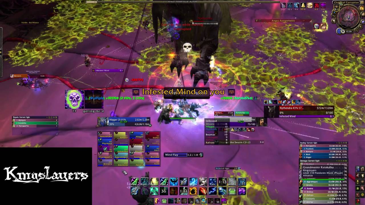 Kingslayers Silvermoon vs Nythendra Mythic (Resto Shaman Pov)