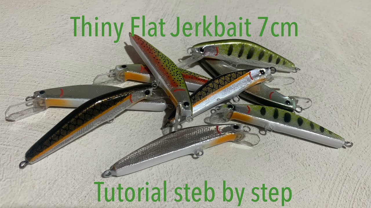 Videotutorial -Thiny Flat Jerkbait 7cm-Come costruire facilmente un jerkbait piatto in legno-Parte 1
