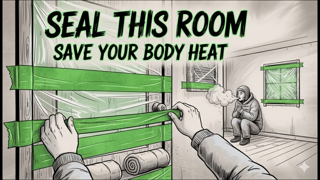 How To Heat One Room In A Long Winter Blackout Without Power