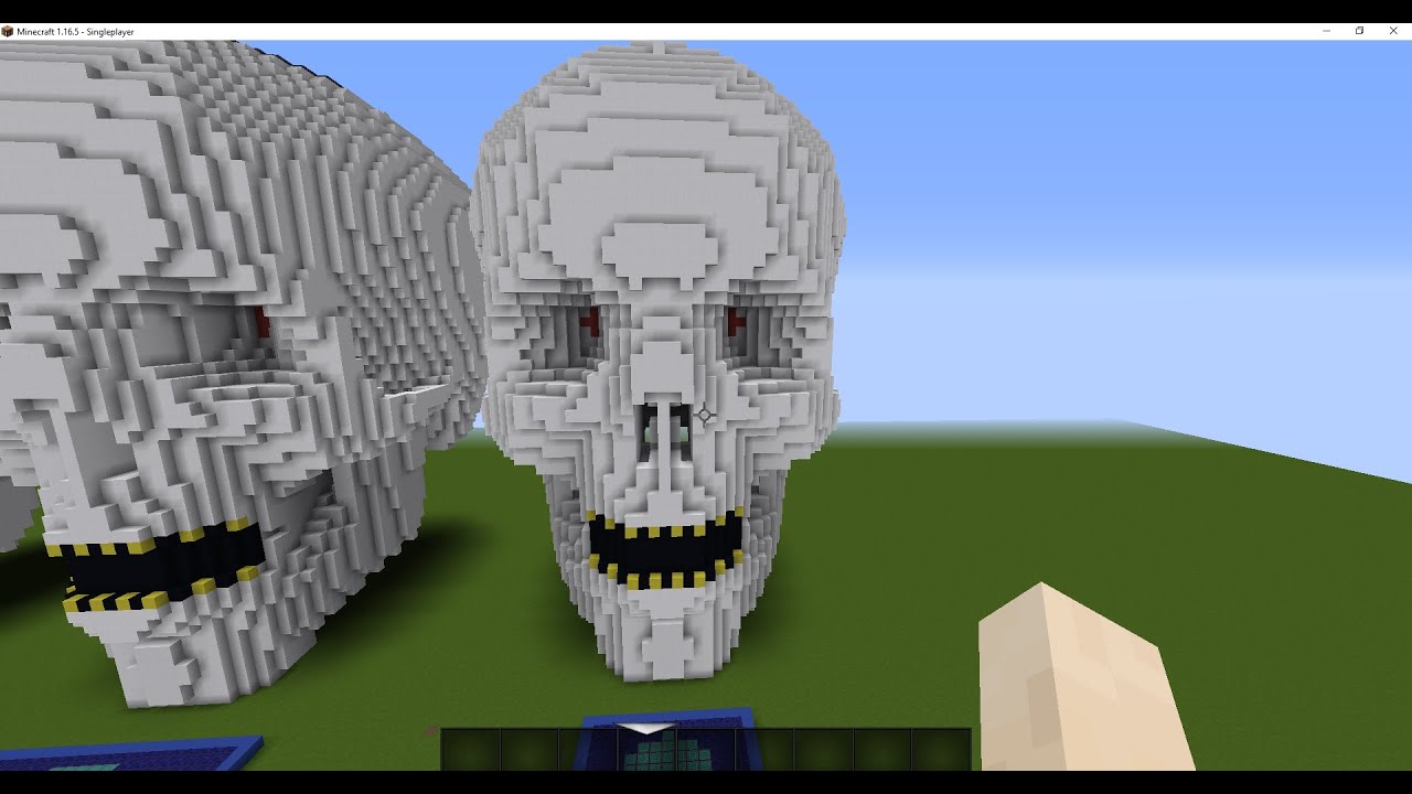 Minecraft skull tutorial