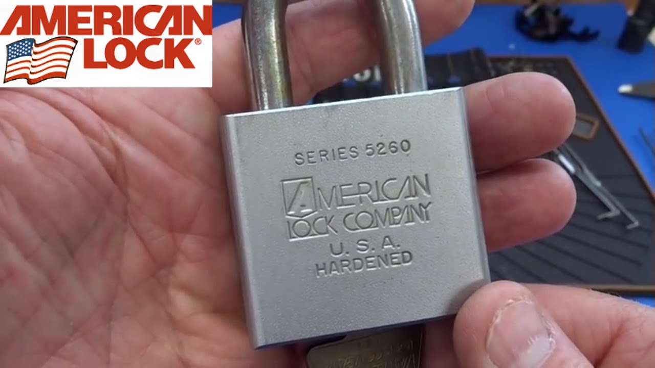 (599) American 5260 Padlock Picked Open