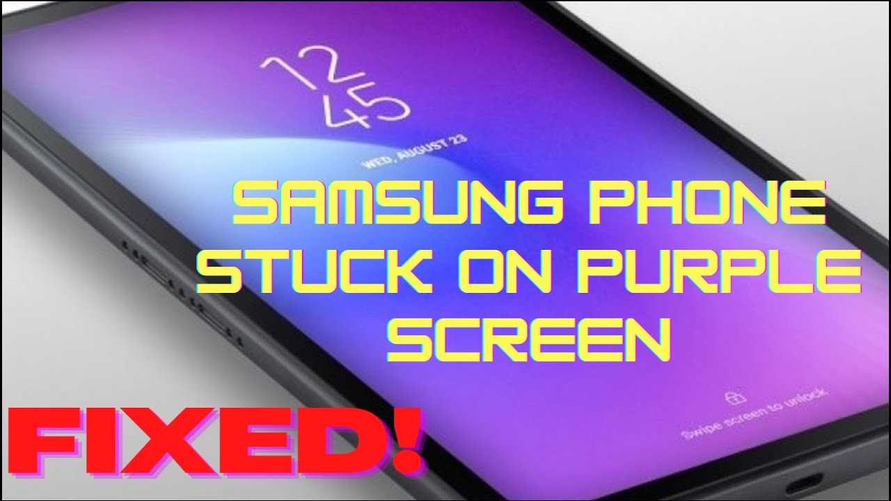 [Решено] Как исправить фиолетовый экран на телефоне Samsung | Лучшее руководство | Восстановление...