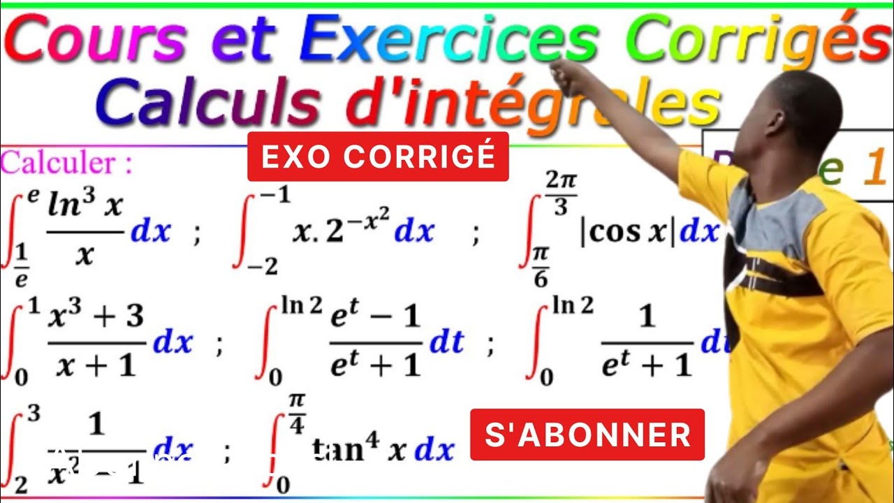 #Calcul_Intégral#Série d'exercice_corrigés#code_secret#