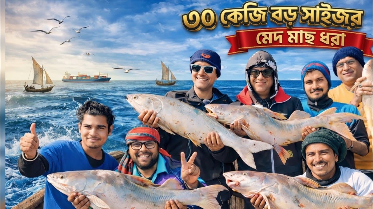 Explorer Shibaji & Prithwijit দাদা সাথে বিদ্যাধরীতে ঐতিহাসিক ফিশিং ডে 🎣@royalsundarbanfishing25 