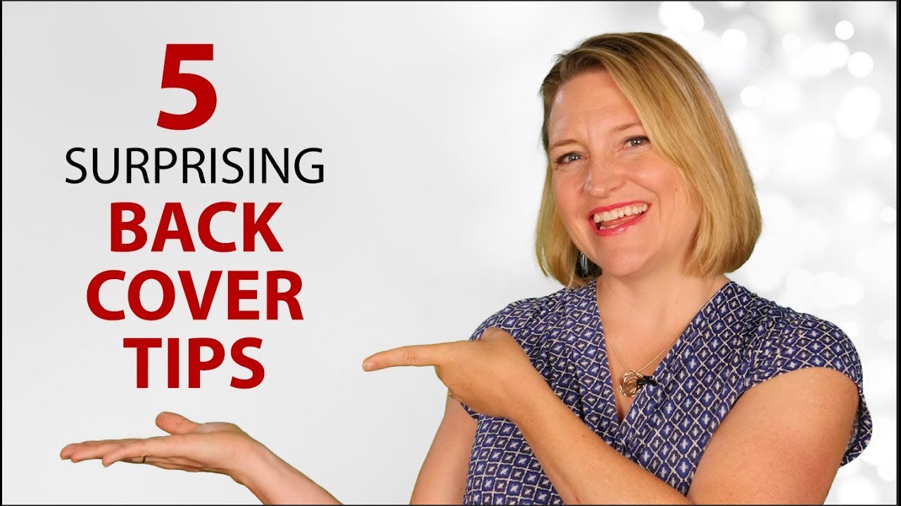 How To Sell Books with 5 Back Cover Tips