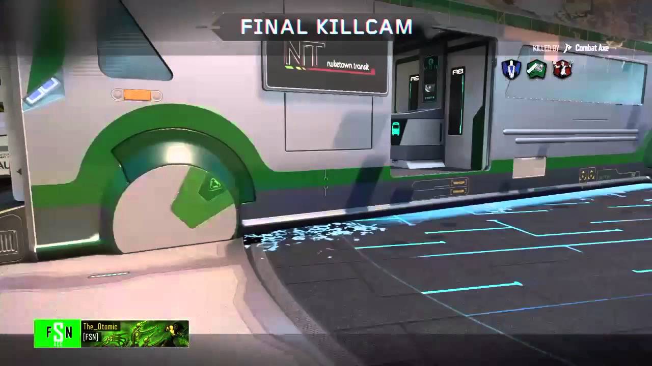 Black Ops 3 - Insane 1080 Combat Axe Trickshot on Nuketown