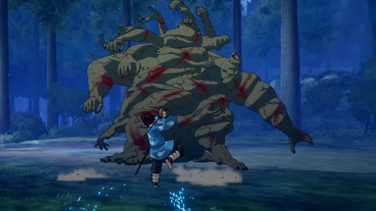 Tanjiro vs Hand Demon | The Final Selection Battle | Demon Slayer Hinokami Chronicles Episode 2