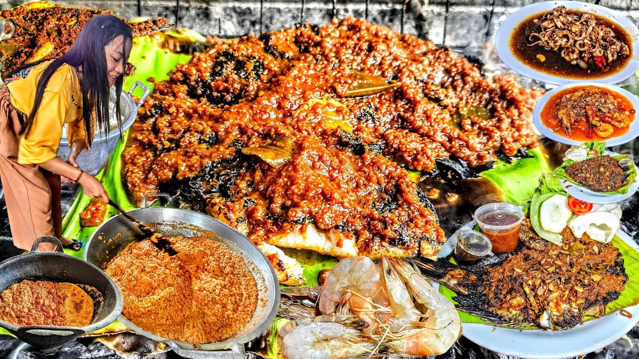 GURAMI BAKAR FRESH WANI BUMBU, SEKALI OLES LANGSUNG BIKIN MEREM MELEK - Gurami Bakar Plumpang