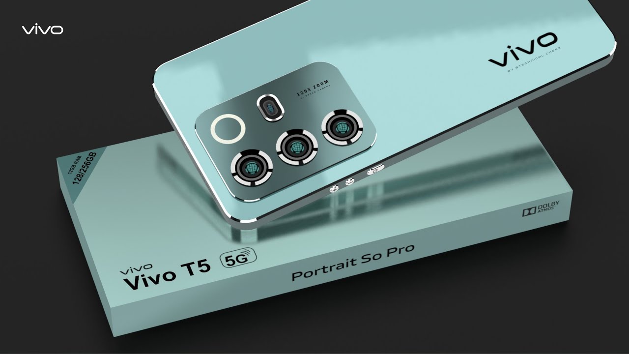 Vivo T5 5G - 120X Space Zoom,Dimensity 8000,200MP Camera,6000mAh Battery,12GB RAM//Vivo T5 5G