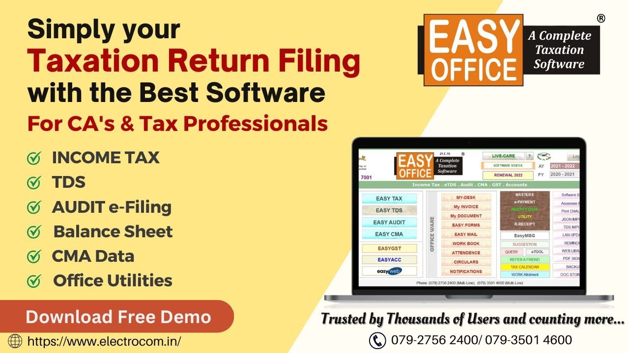 EASYOFFICE - A Complete Taxation Software