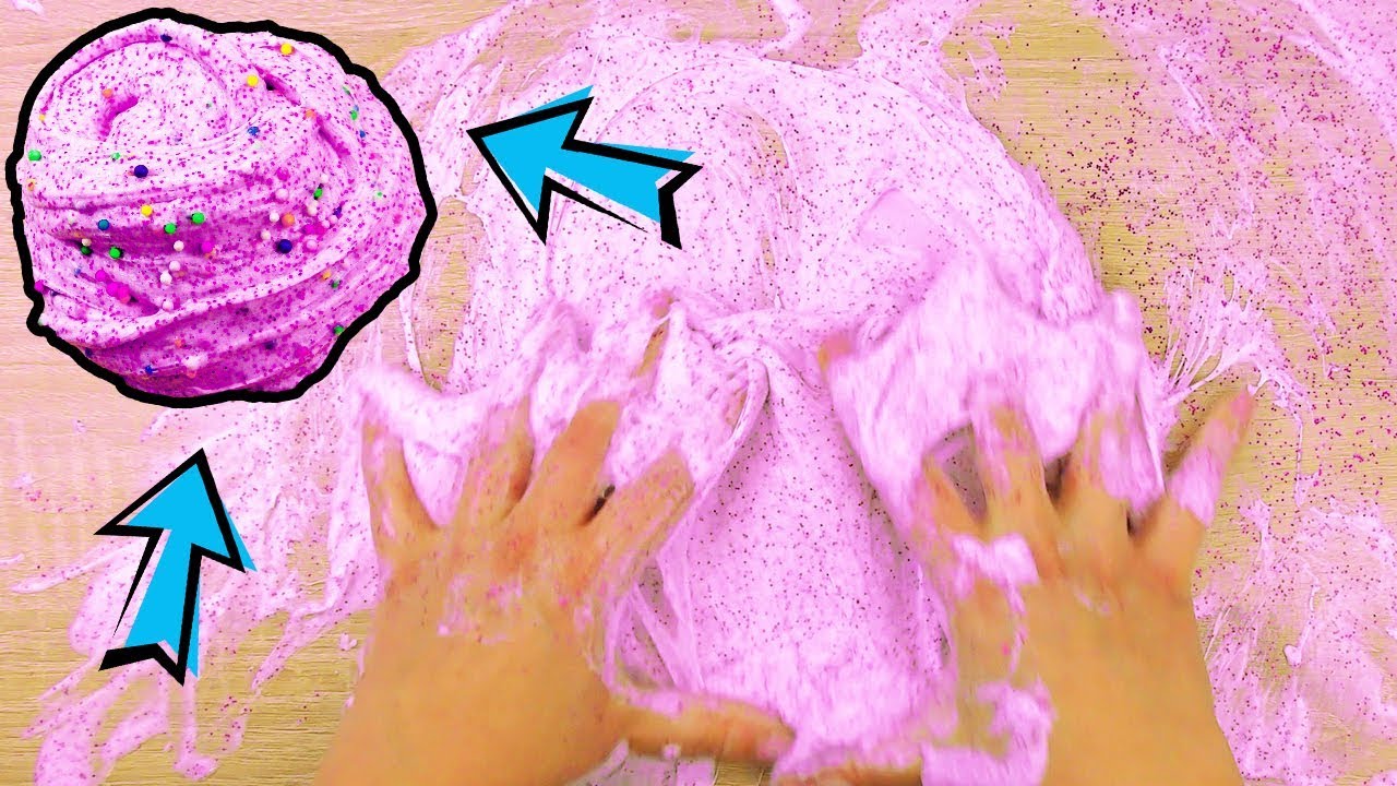 Slime OHNE Schüssel & Löffel | DIY Bilou Schleim auf dem Tisch | Mega Glitzer Slime DIY | Versuch