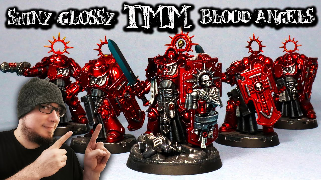 Blood Angels “Angels of Death” style! Easy TMM RED