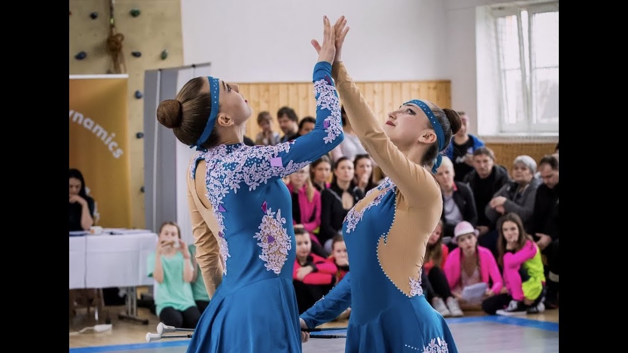 Mažoretky SK PROVO Brno - baton senior duo Kateřina Jarošová + Daniela Majerčíková 2023