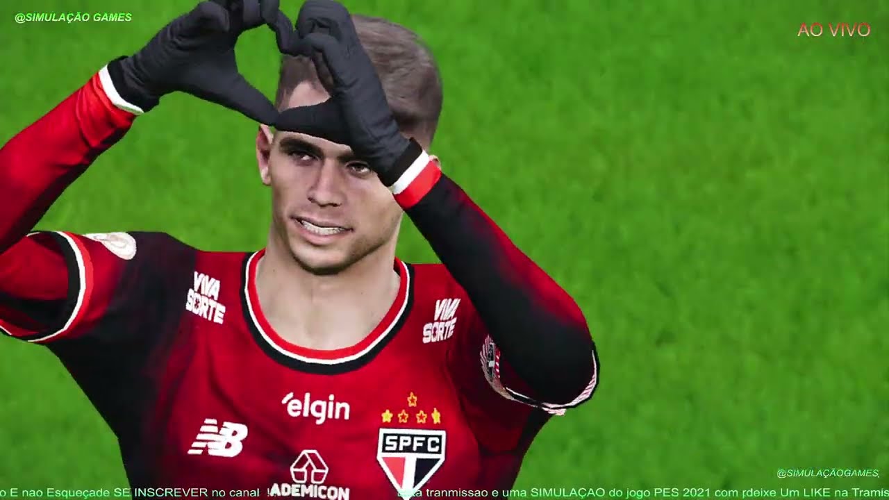 🟢SÃO PAULO x CHAPECOENSE  AO VIVO SIMULAÇÃO GAMEPLAY 