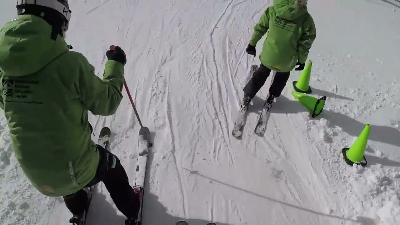 GoPro Skiing - Through the Snowy Wind