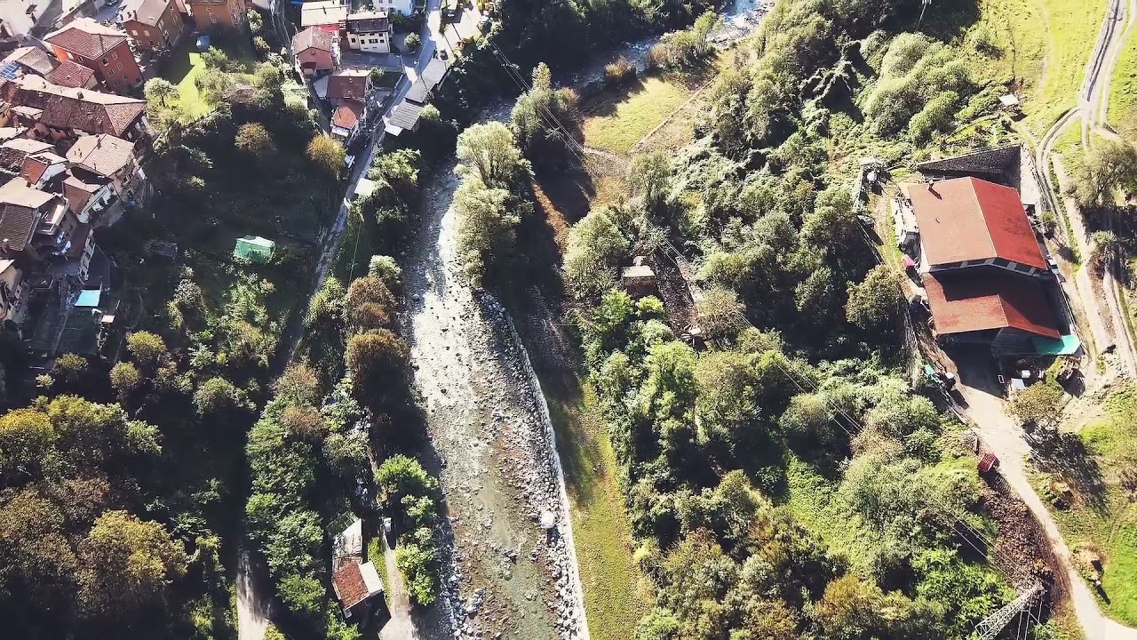 Angolo Terme from the sky
