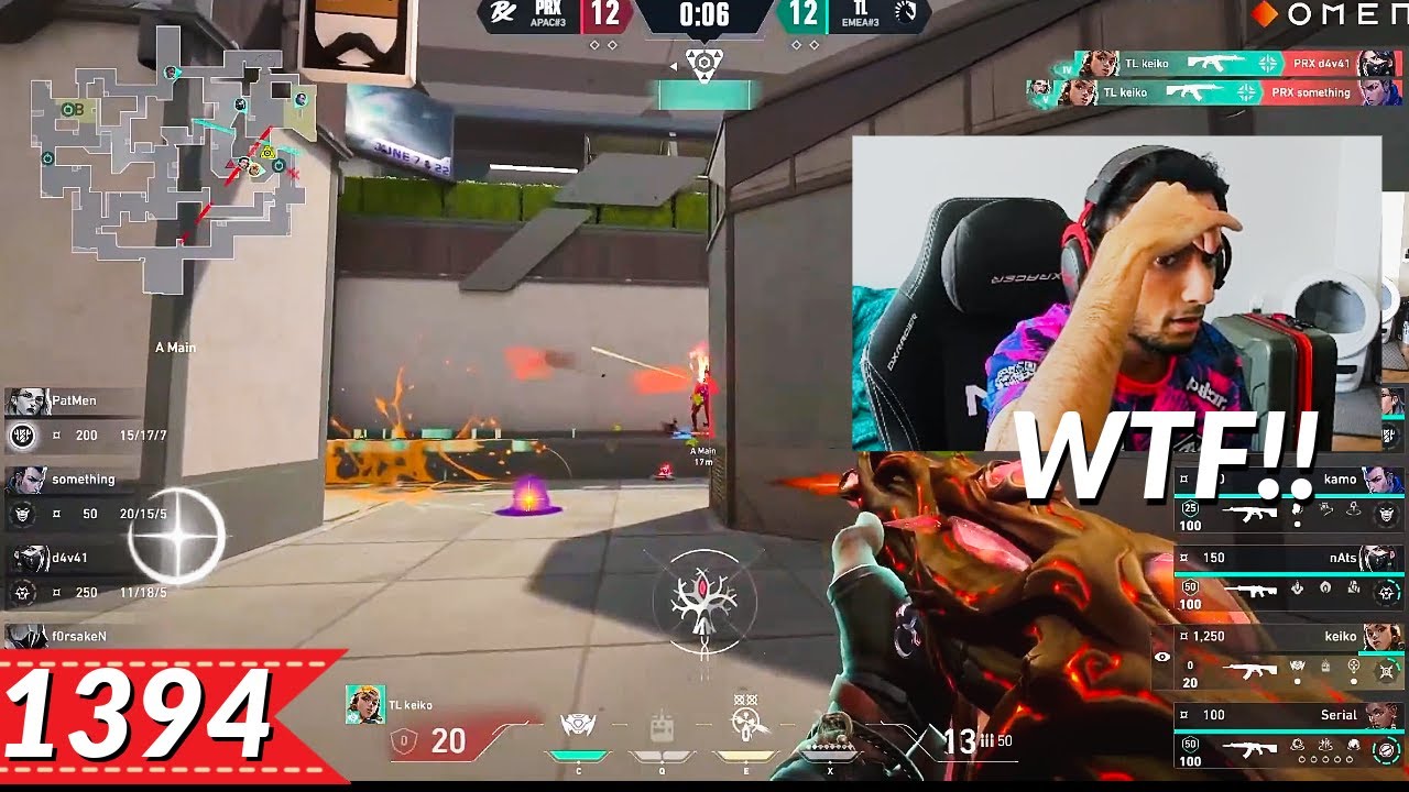 Keiko Hits An Insane Ace! Most Watched VALORANT Clips Today V1394