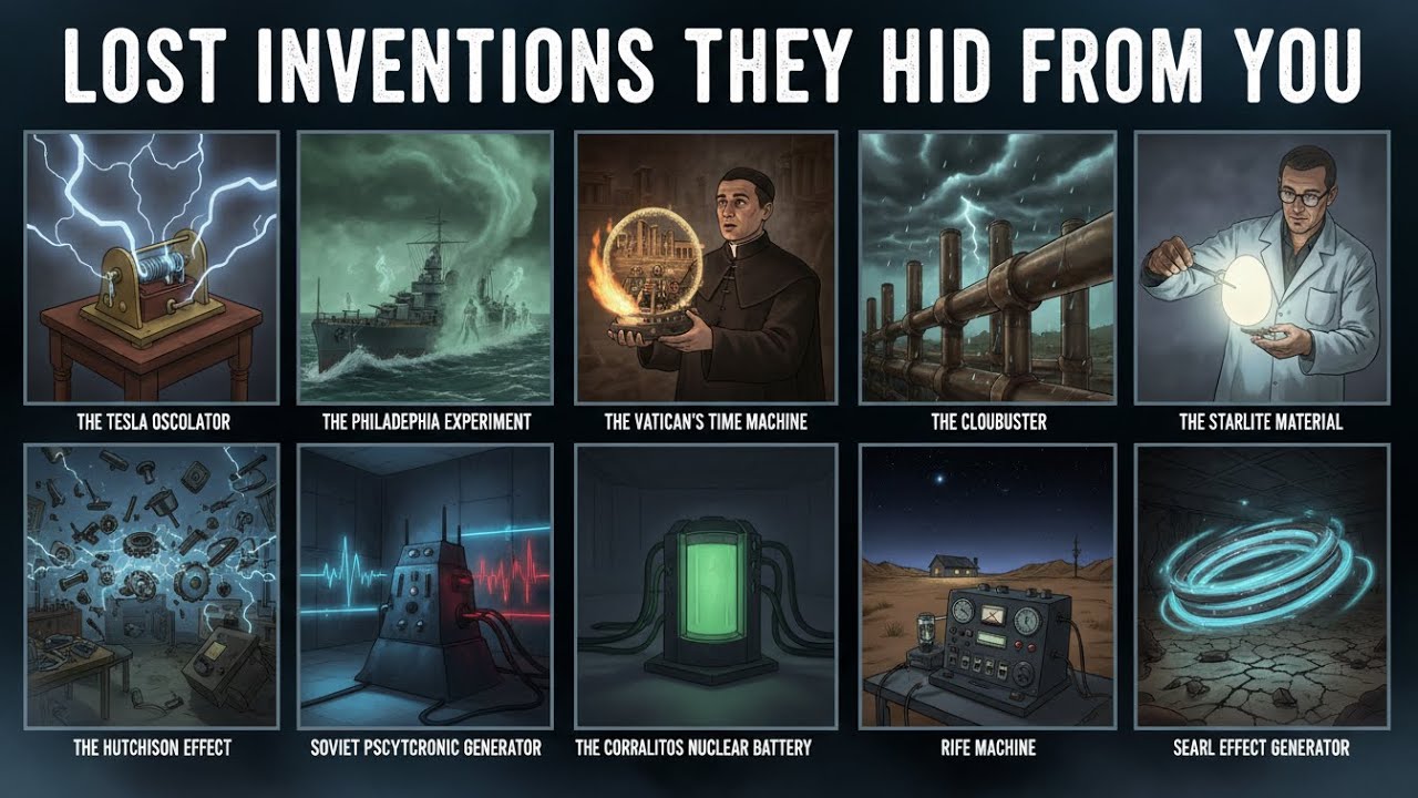 10 Lost Inventions They Didn’t Want You to See