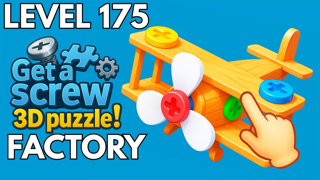 Screw Out Factory 3D &ndash; Level 175 Walkthrough  Gameplay (Android) HARD LEVEL Ep.74