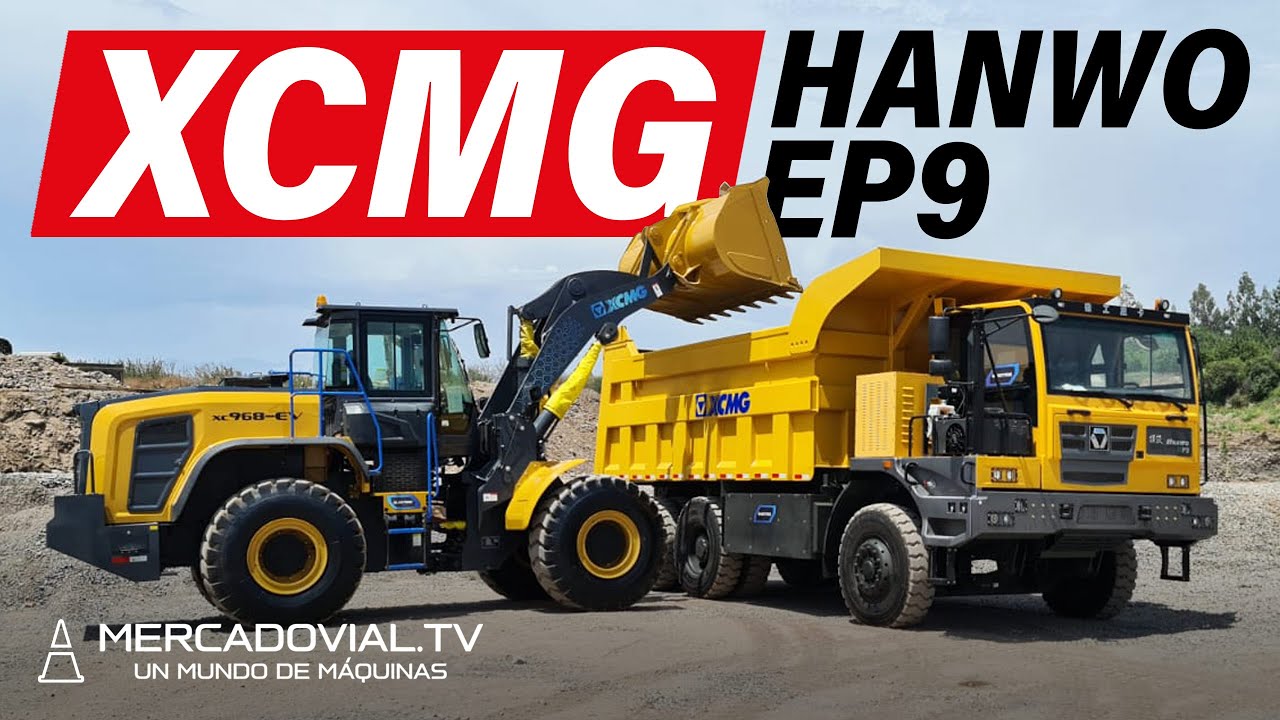 [XCMG] Nuevo Camión Tolva ELÉCTRICO HANWO EP9 | Minería | XCMG CHILE | Mercado Vial TV