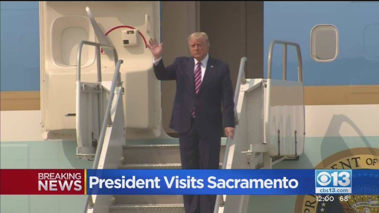 Pres. Trump Visits Sacramento For California Wildfire Briefing