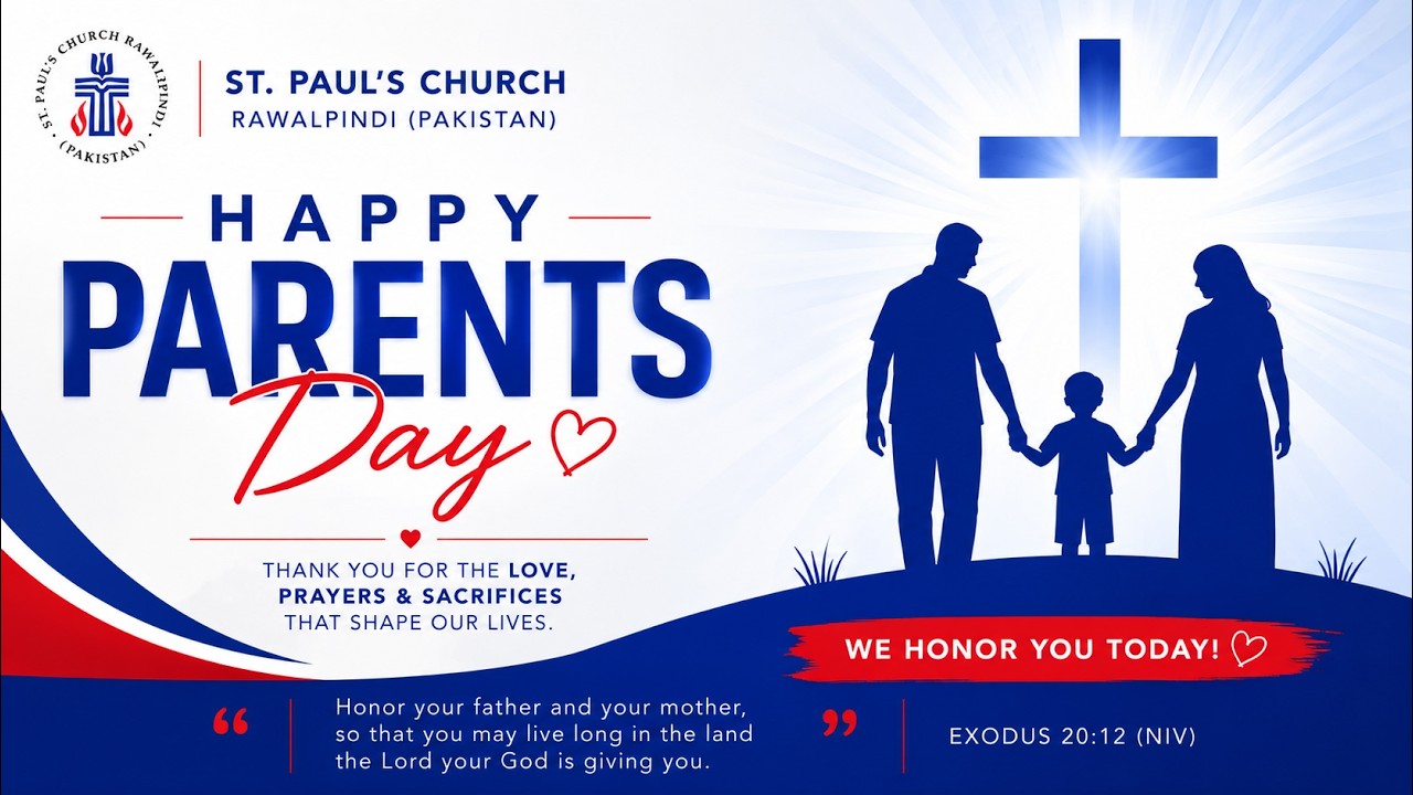 Parent Day Service (Live Broadcast) | 12th July 2026 | St. Paul&rsquo;s Church Rawalpindi